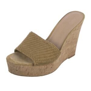 Veronica Beard Dali Espadrille Woven Wedge Desert Size 11